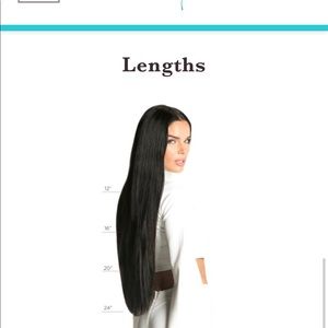 20” Halo Couture layered hair extensions